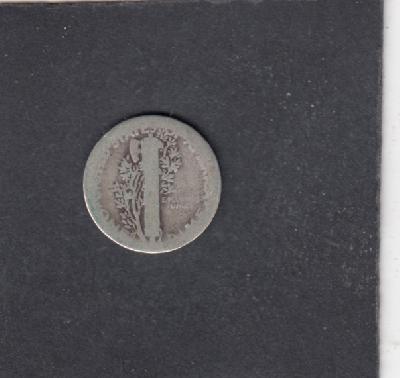Beschrijving: 1 Dime MERCURY
